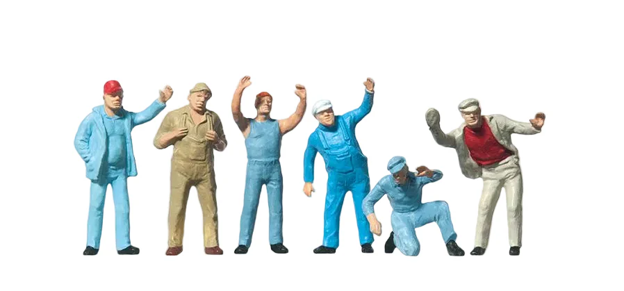 Standing Truckers (6) Standard Figure Set