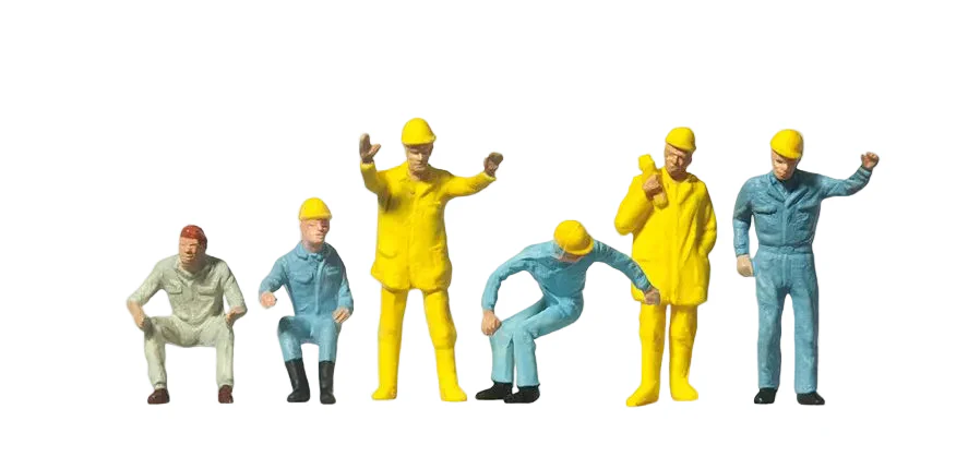 Crane Personnel (6) Standard Figure Set