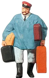 Porter with Bags Figure