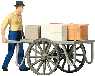Man with Cart Figure