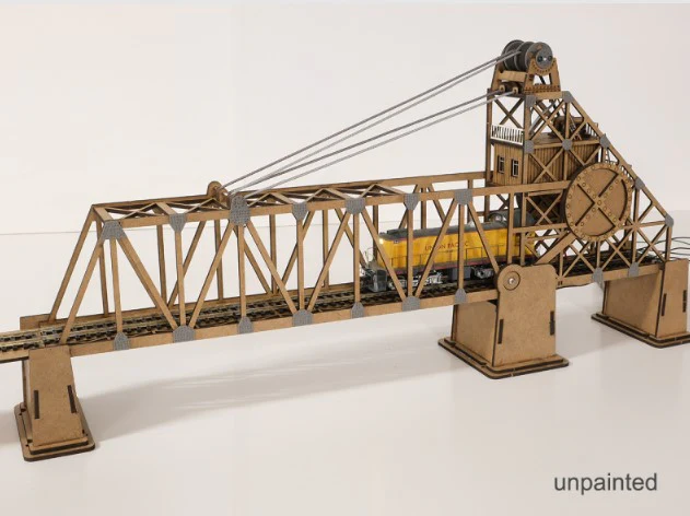HO/OO Scale Motorised Drawbridge Kit - Image 2