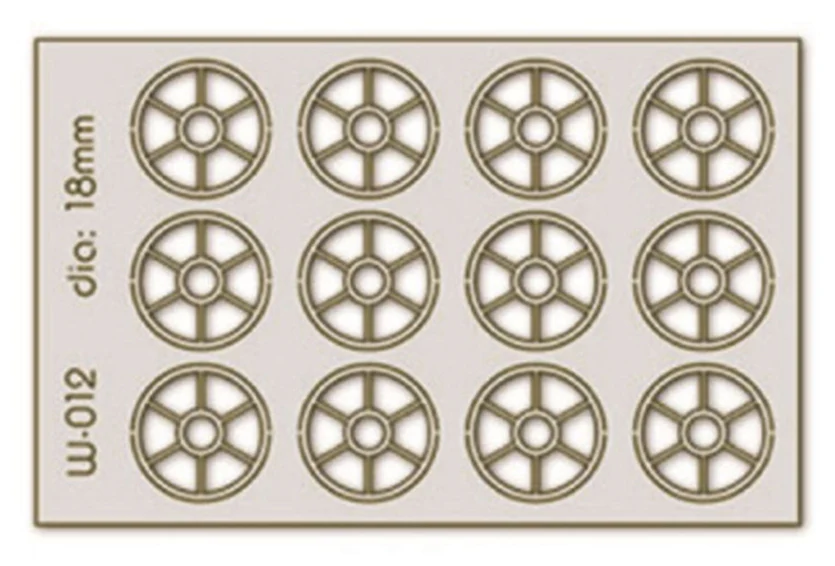 12 pcs 18mm Diameter Round Windows H0/00