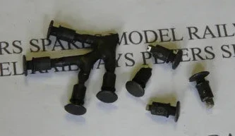 Replacement Mainline Round Shanked Buffers (4 Pack) Blackened