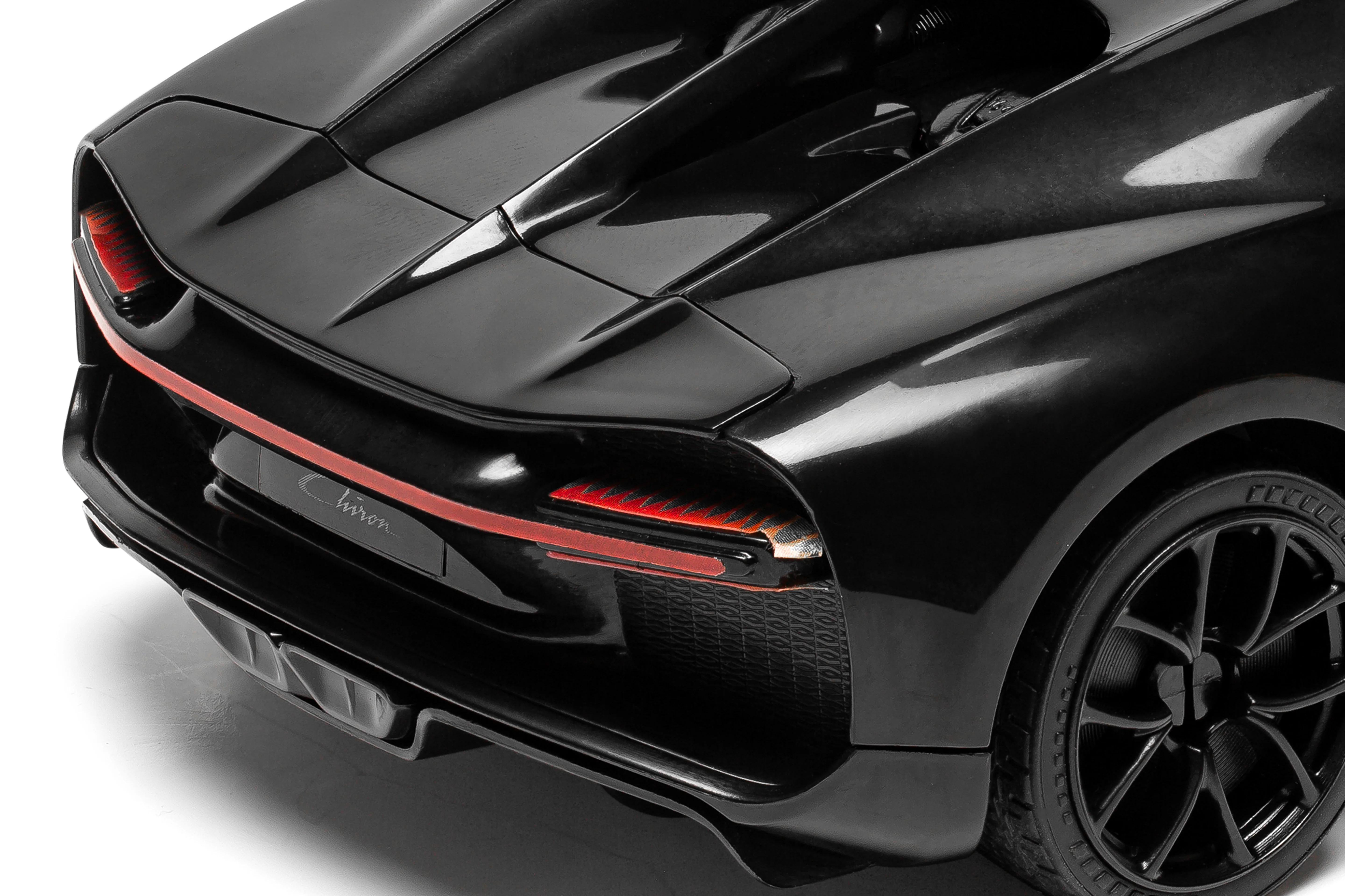 J6025 QUICKBUILD Bugatti Chiron - Black Model Kit - Image 5