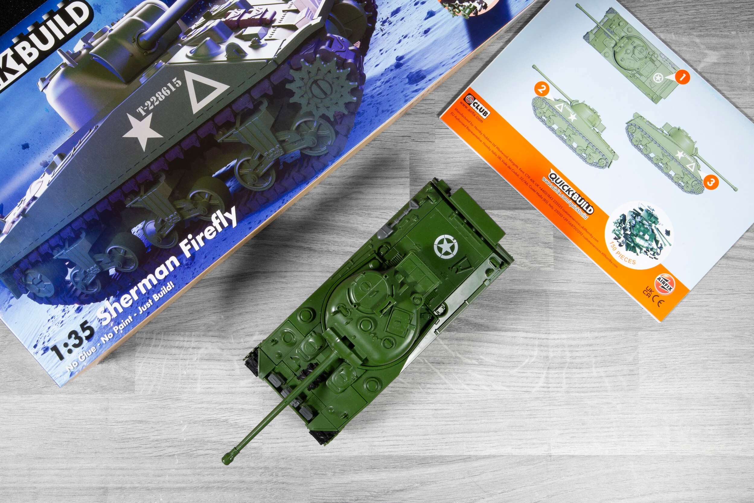 J6042 QUICKBUILD Sherman Firefly Model Kit - Image 5