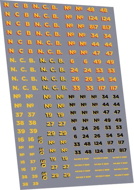 NCB locos: generic numbering Transfer