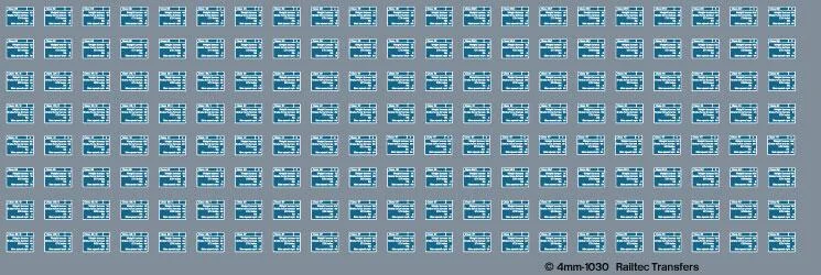 BR TOPS loco data panels (blue backed) Transfer