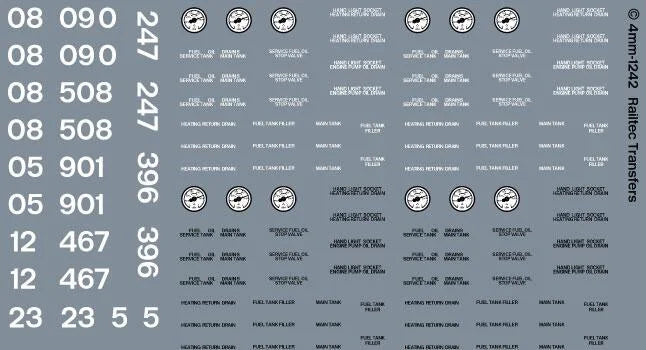 Class 08/09 detail pack Transfer