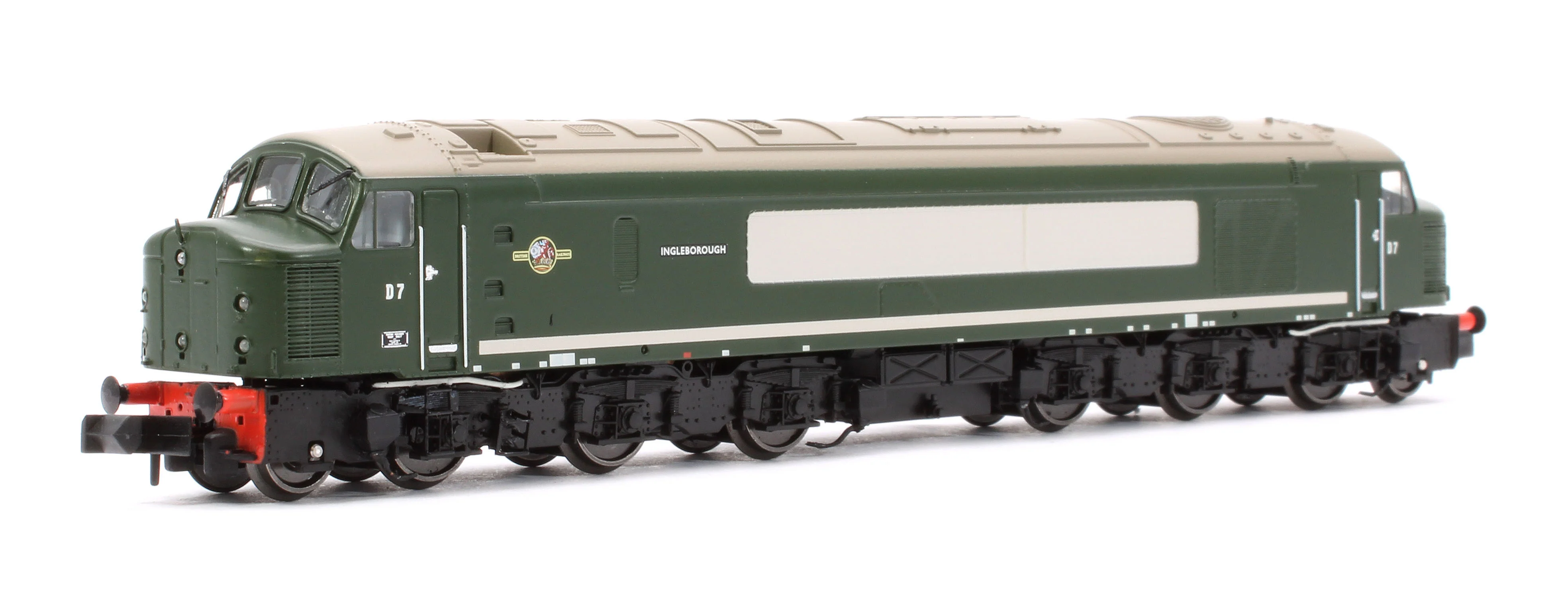 948002 Class 44 D7 "Ingleborough" Plain BR Green Diesel Locomotive - Image 3