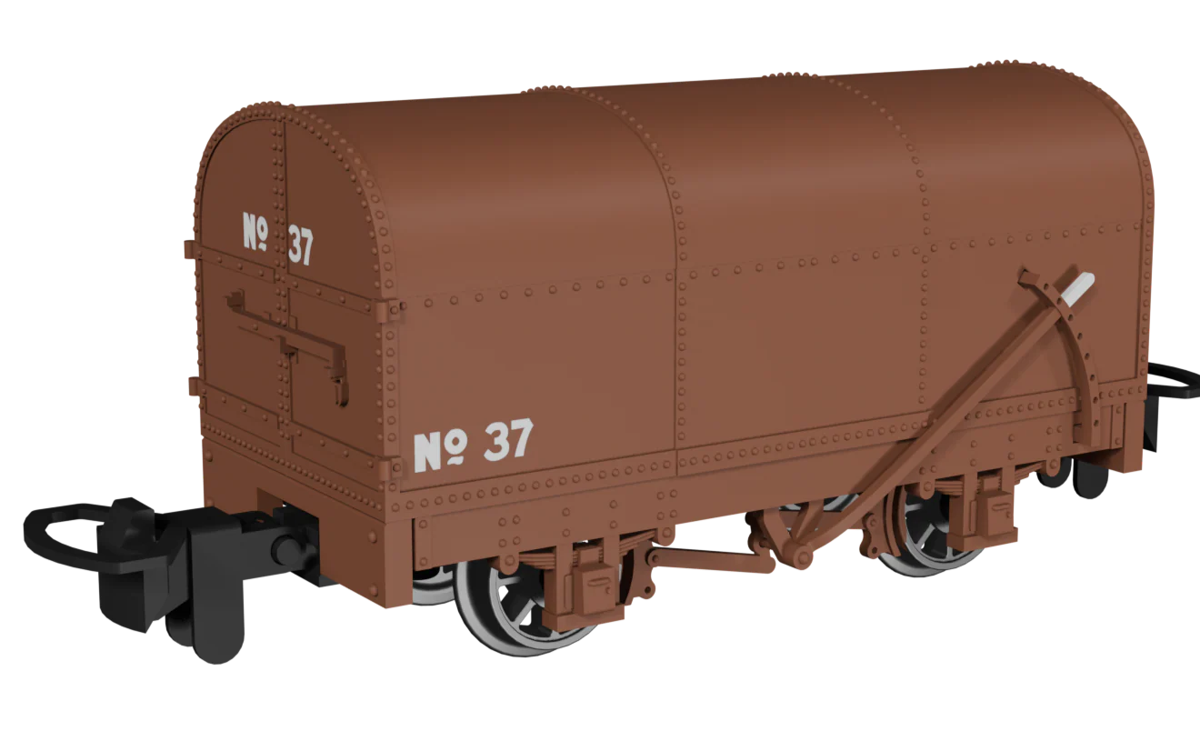 Gunpowder Van -  Plain Rusty Brown No.37