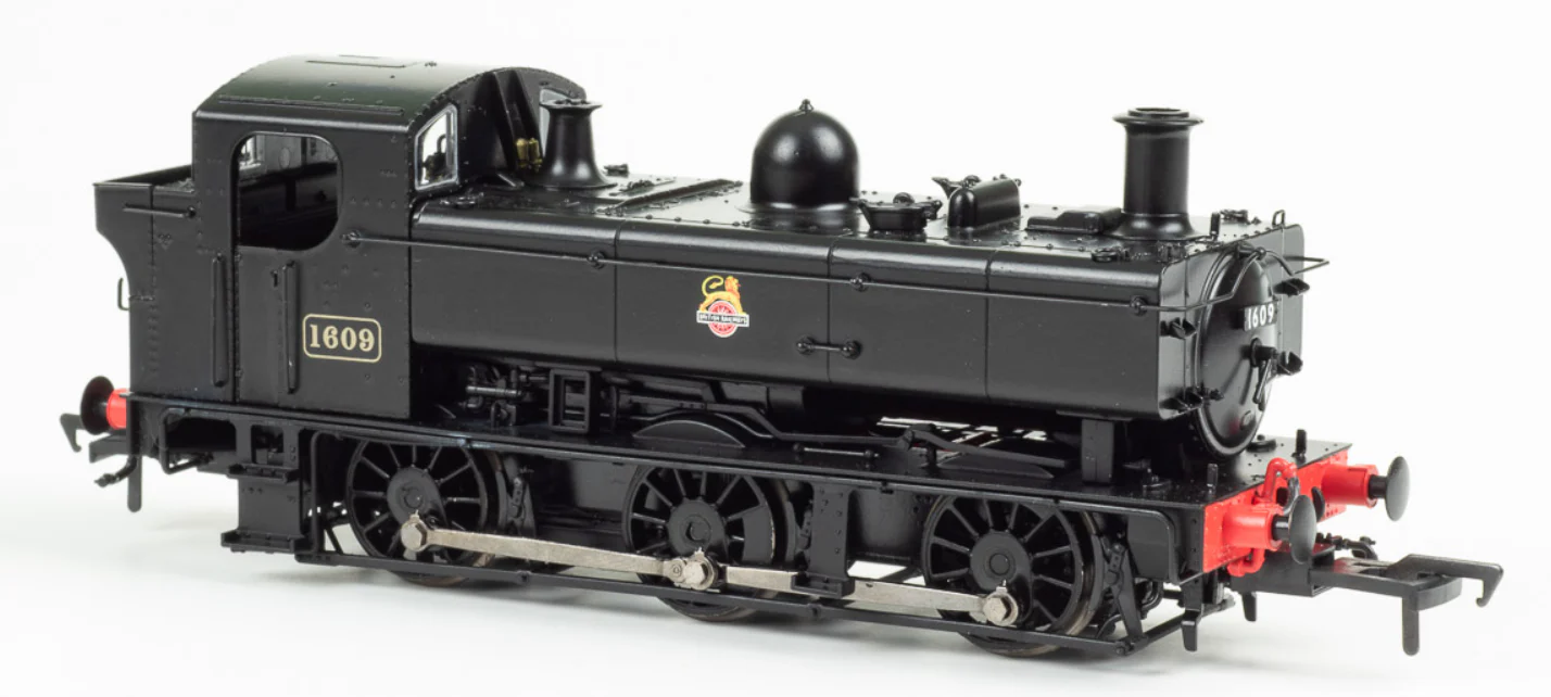 Rapido Class 16XX BR Black Early Emblem No.1609 Steam Locomotive - Image 2
