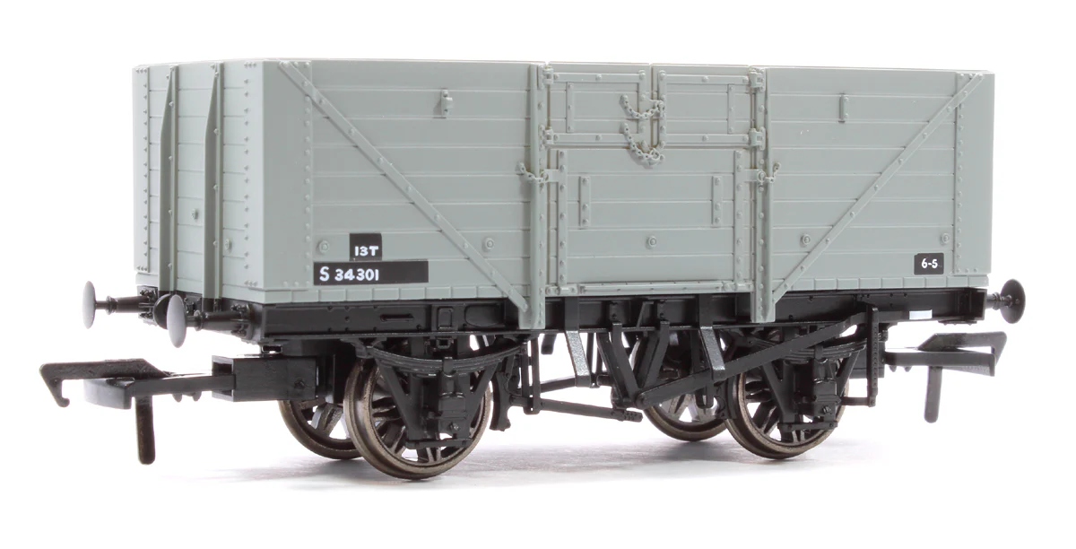Southern Railway 8 Plank Open Wagon D1379 No.S34301, BR Grey - Image 3