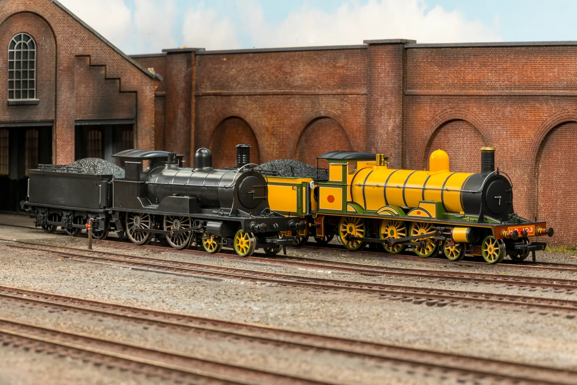 Highland Railway Loch Class 4-4-0 No.14384 'Loch Laggan' LMS Lined Black Steam Locomotive - Image 8
