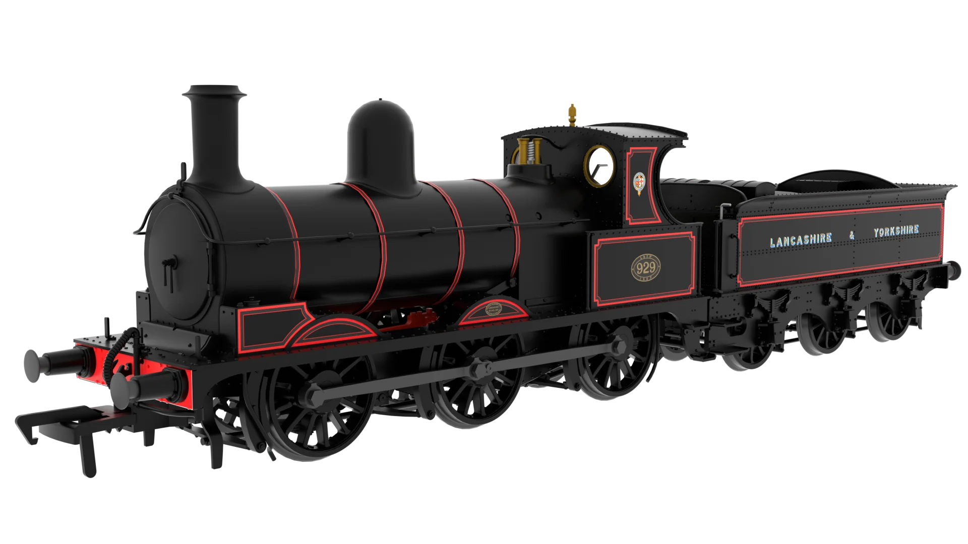 817503 Class 25 'Ironclad' 0-6-0 No.929 Lancashire & Yorkshire Lined Goods Livery (post-1901) Steam Locomotive - DCC Sound