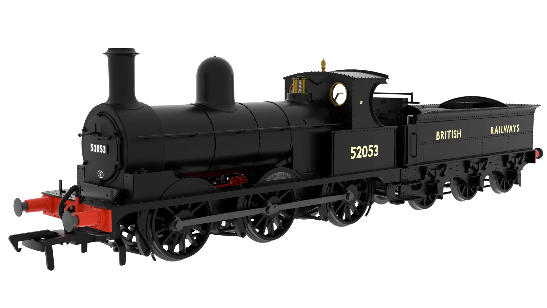 817009 Class 25 'Ironclad' 0-6-0 No.52053 Lancashire & Yorkshire British Railways (Sans Serif) Livery Steam Locomotive