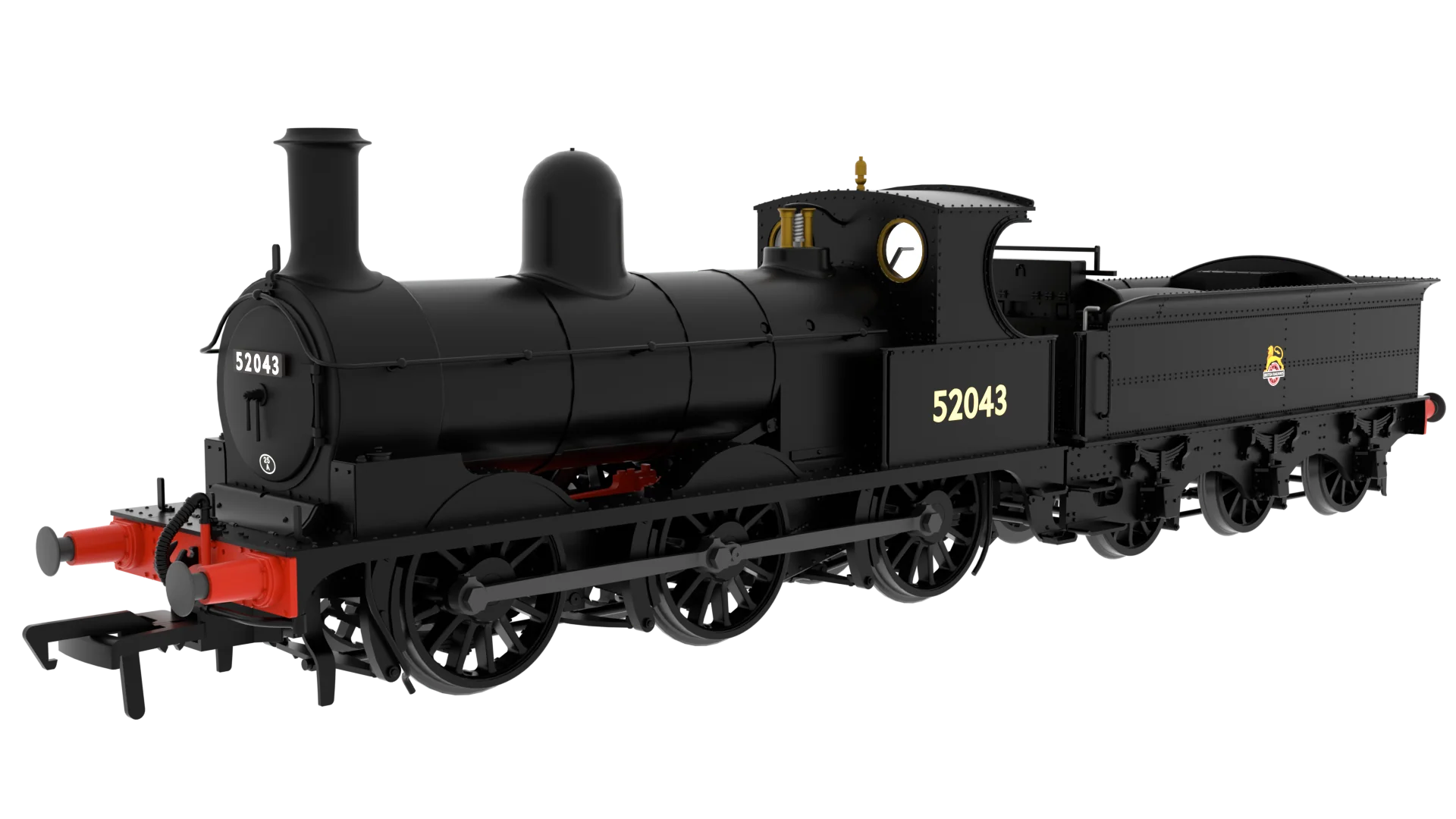 817010 Class 25 'Ironclad' 0-6-0 No.52043 Lancashire & Yorkshire BR Early Crest Steam Locomotive