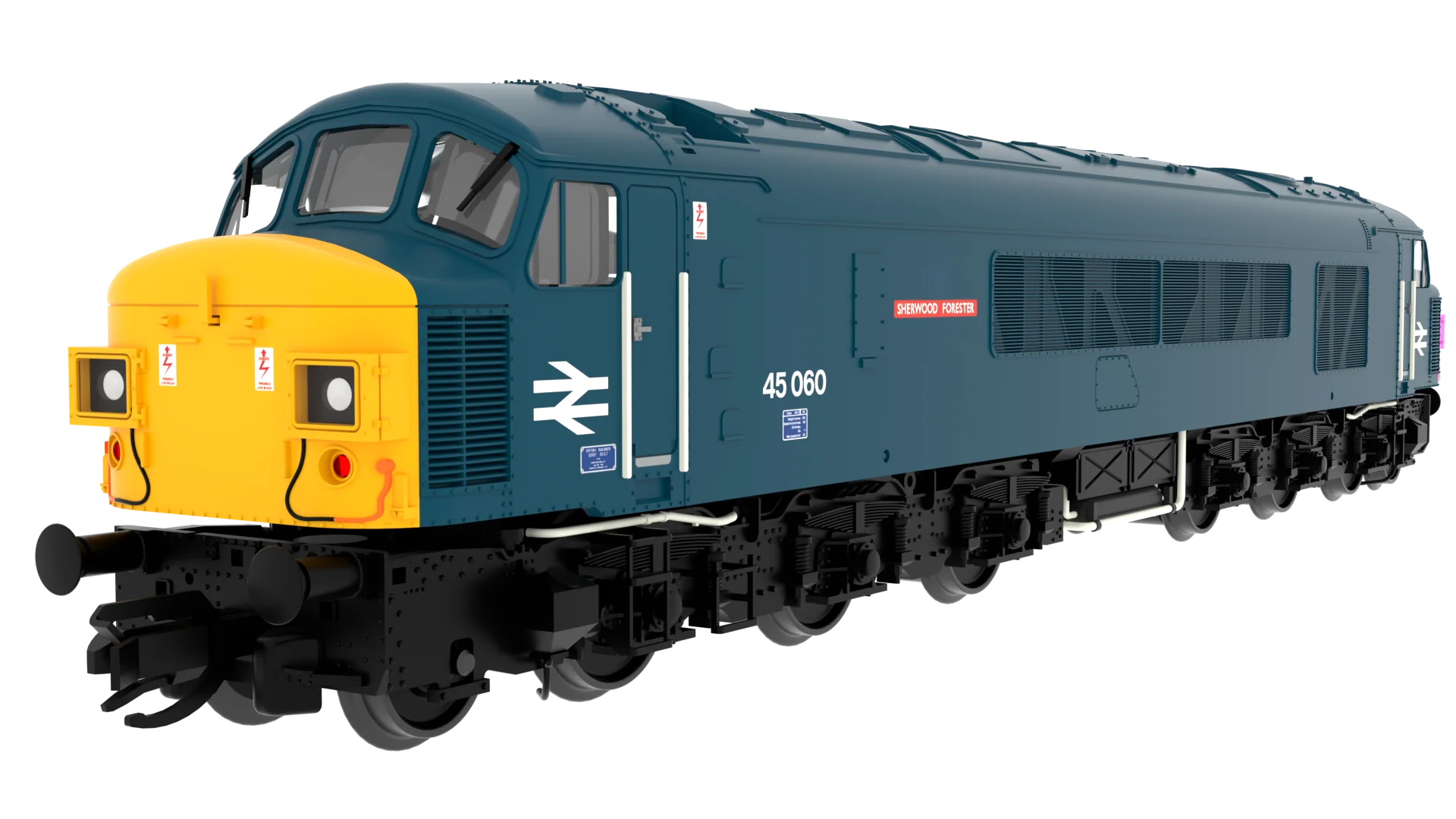 823106 Class 45 'Peak' 45060 "Sherwood Forester" BR Blue With Domino Headcodes Diesel Locomotive