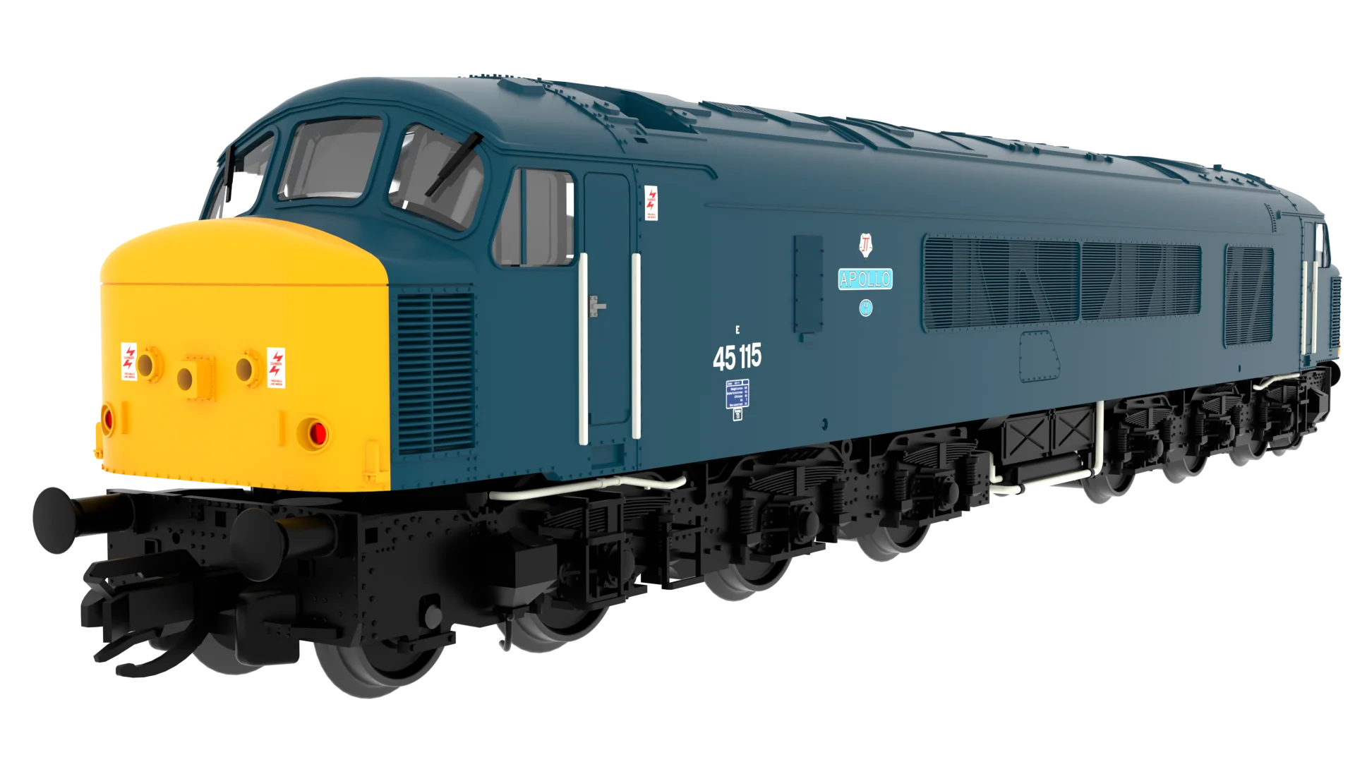 823108 Class 45 'Peak' 45115 "Apollo" BR Blue With Sealed Beam & High Intensity Headlights Diesel Locomotive