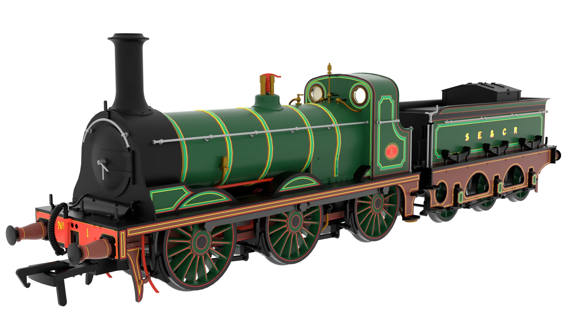 825504 SER O Class 0-6-0 No.1 SECR Wainwright Green Steam Locomotive - DCC Sound