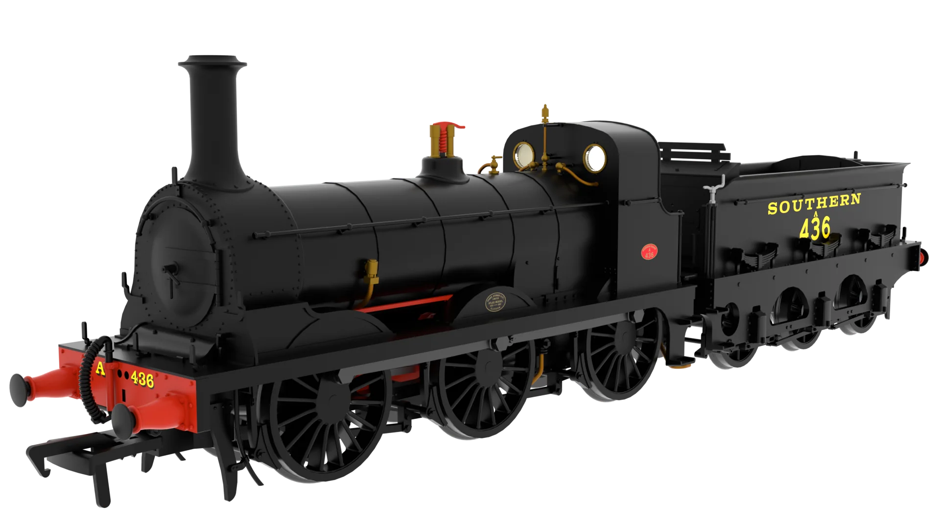 825009 SER O Class 0-6-0 No.436 SR Plain Black (Egyptian Lettering) Steam Locomotive