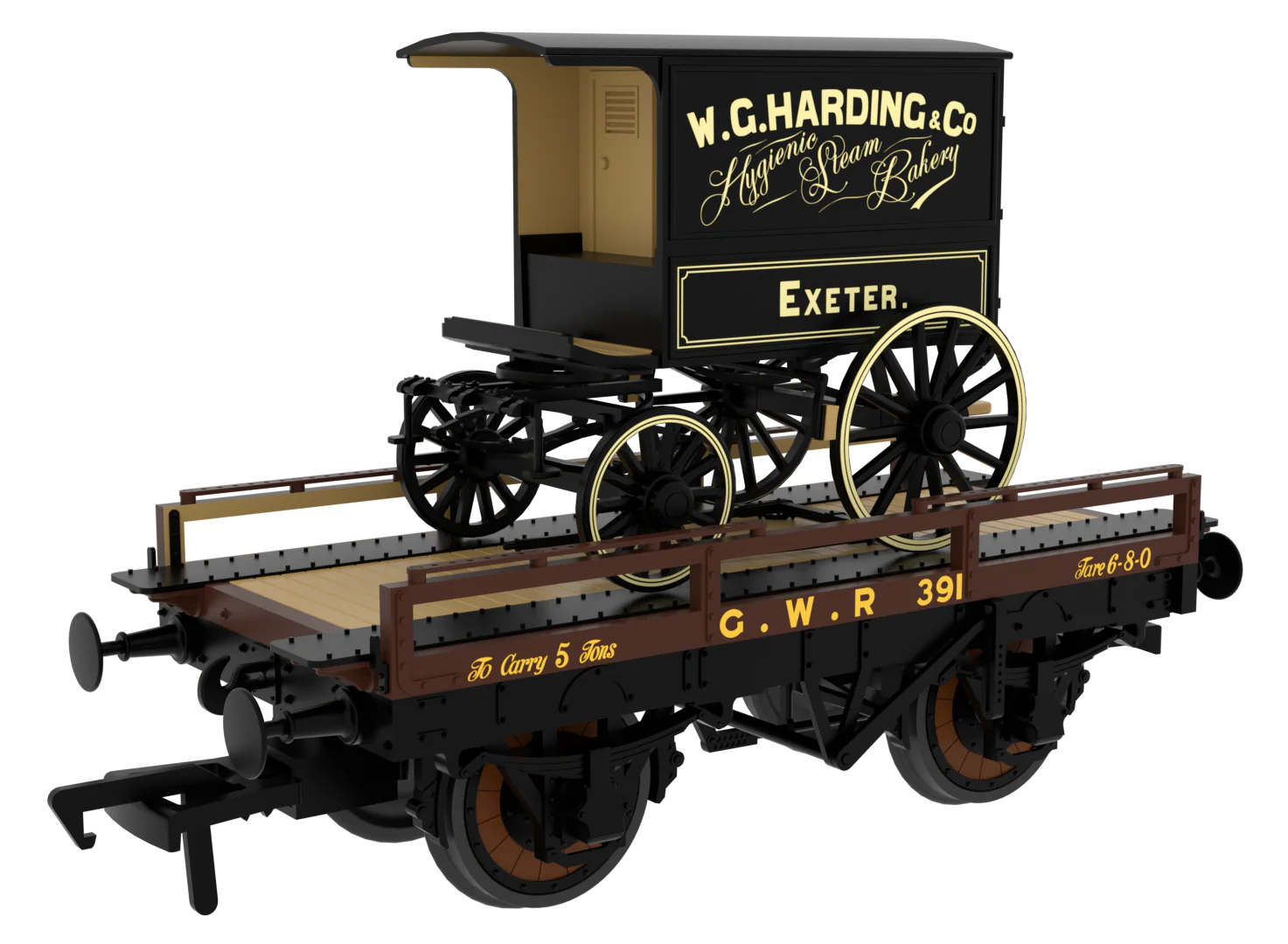 830004 GWR āEvolutionā Open Carriage Truck No.391