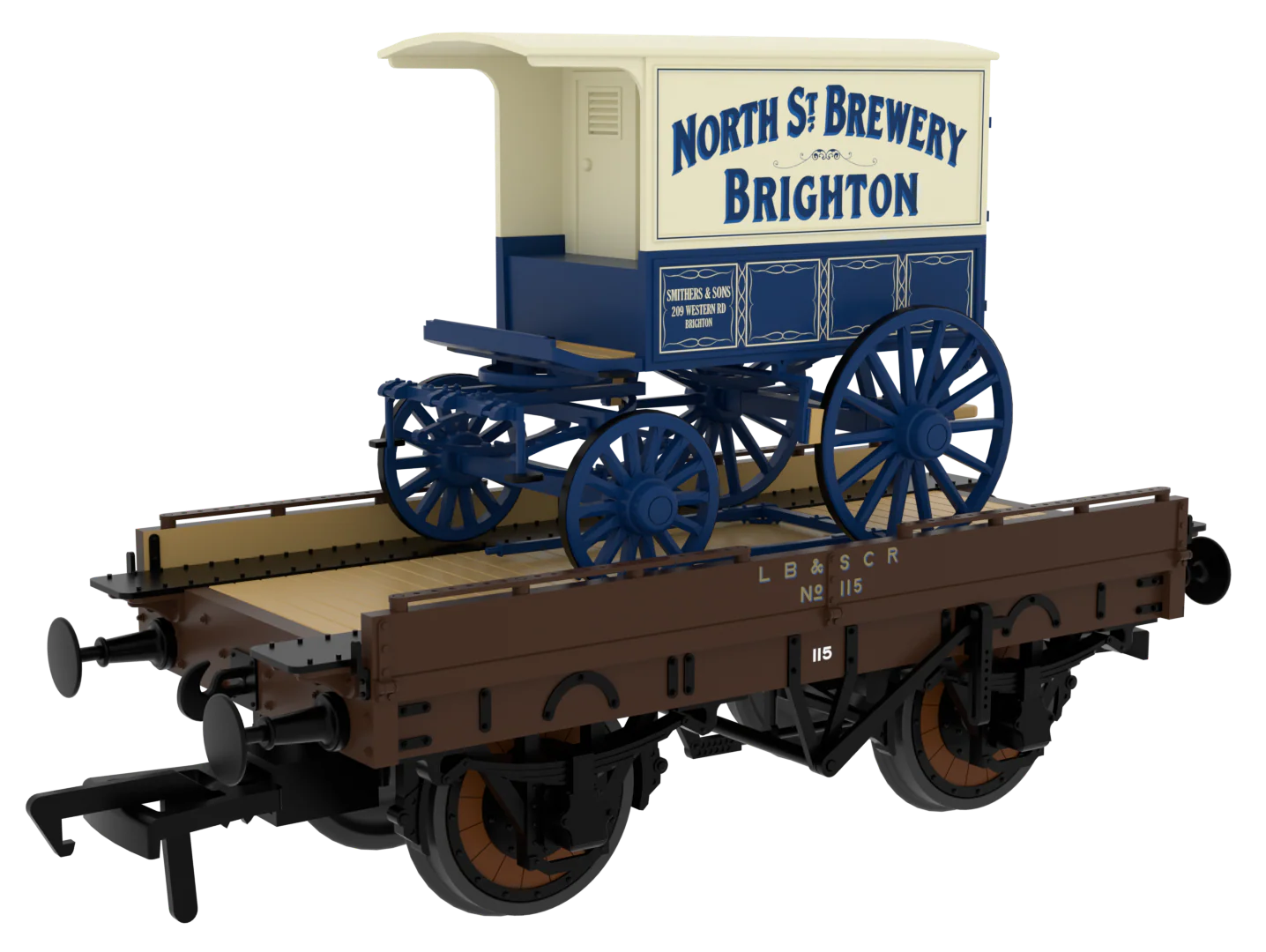 830008 LBSCR ‘Evolution’ Open Carriage Truck No.115
