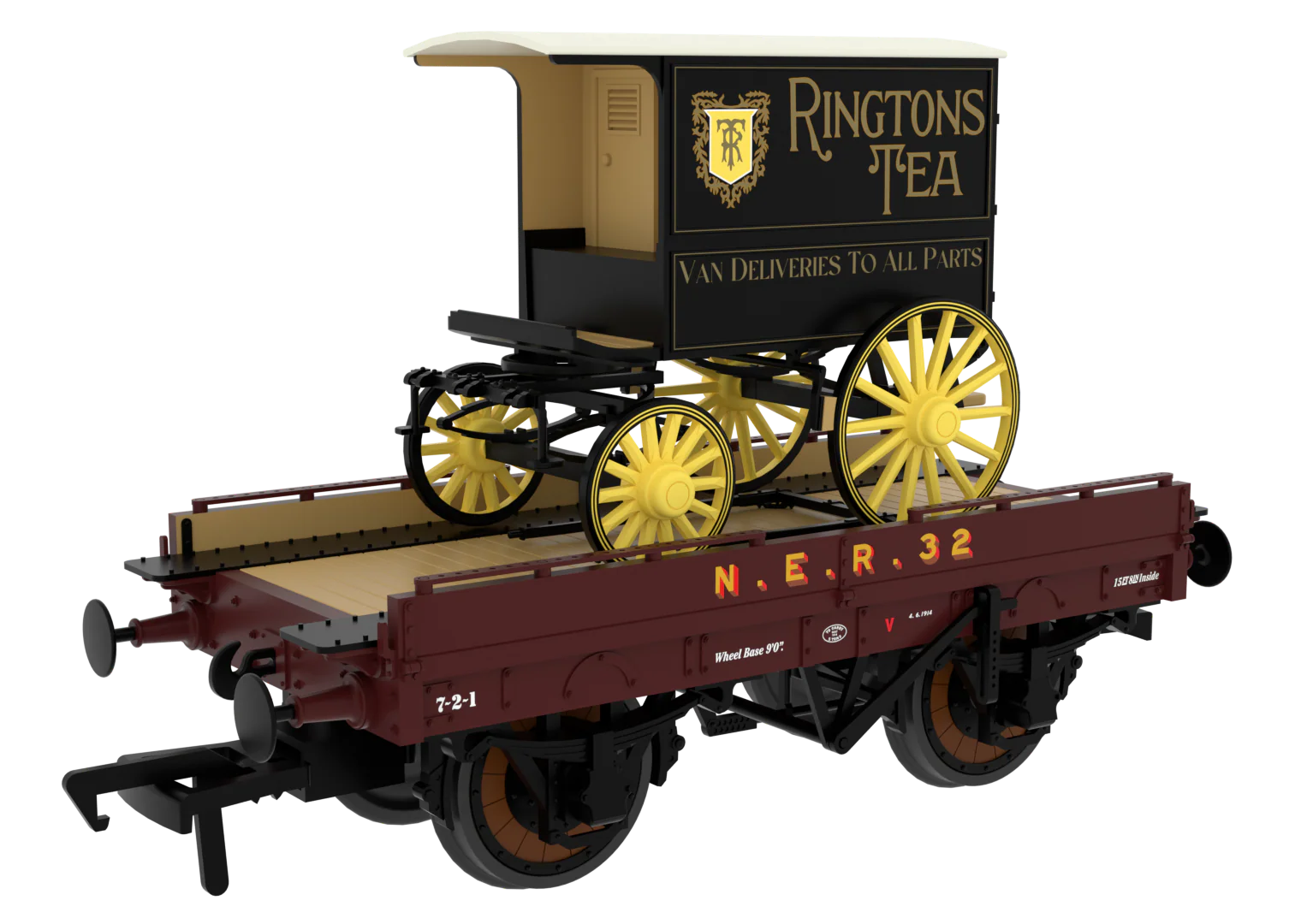 830014 NER ‘Evolution’ Open Carriage Truck No.32