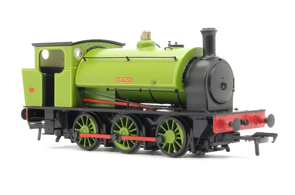 16" Hunslet "Arthur" Markham Main Colliery Lined Green - Steam Tank Locomotive - Image 4