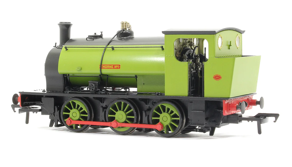 16" Hunslet "Thorne No.1" Plain Green - Steam Tank Locomotive - Image 2