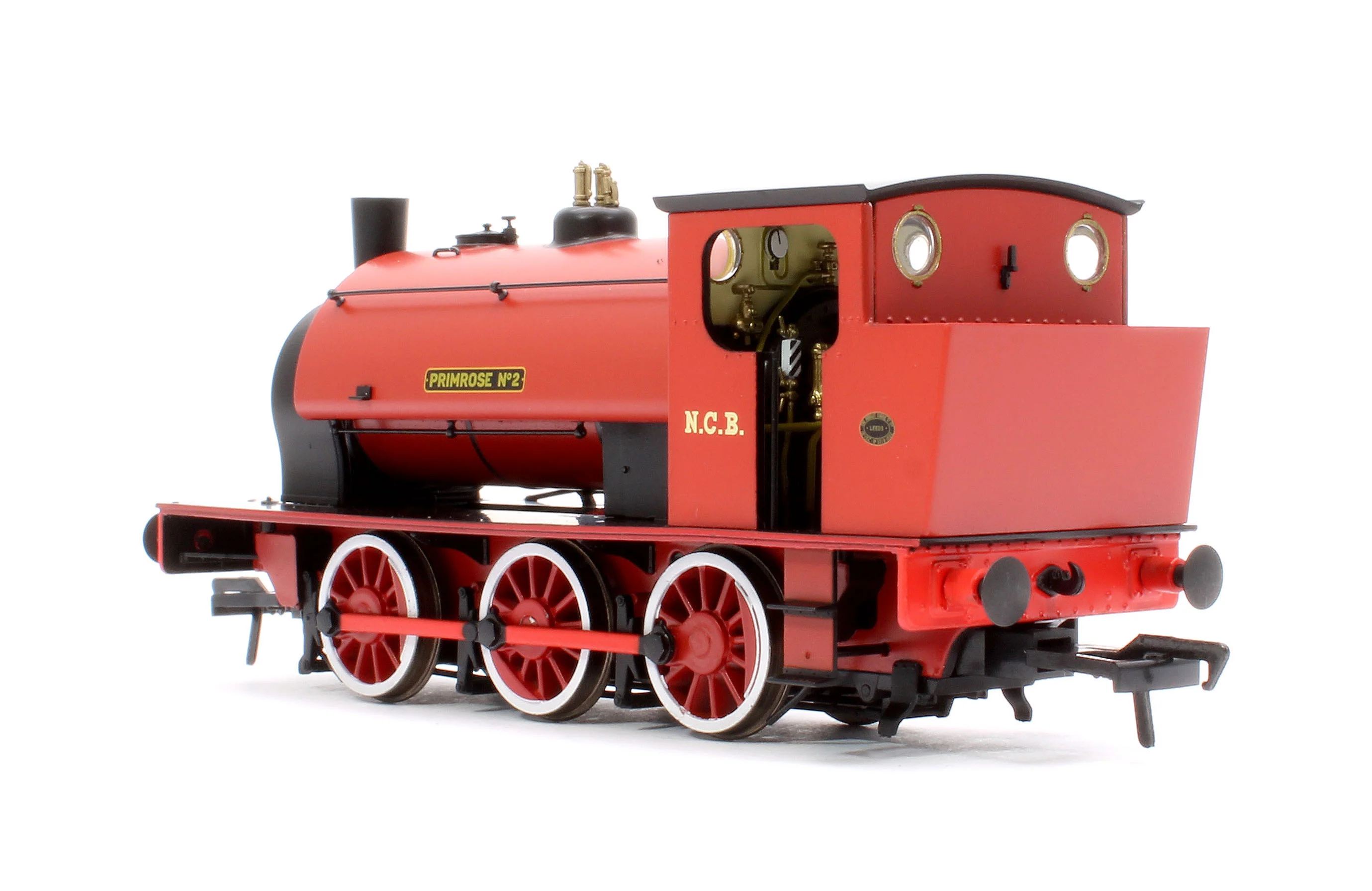 16” Hunslet "Primrose No. 2", NCB red with stovepipe chimney, No. 3715 (as preserved at Embsay in the 1970s) - Steam Tank Locomotive (DCC Ready) - Image 2