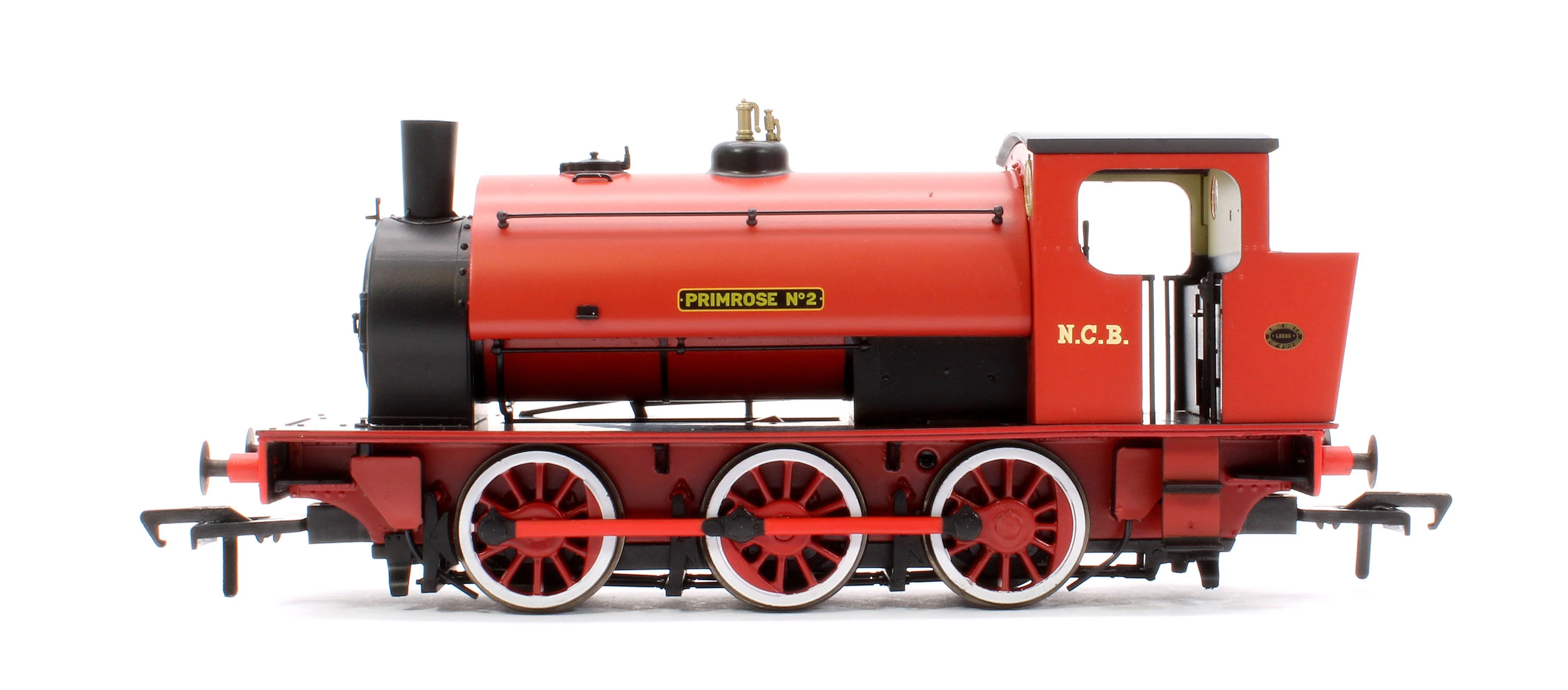 16” Hunslet "Primrose No. 2", NCB red with stovepipe chimney, No. 3715 (as preserved at Embsay in the 1970s) - Steam Tank Locomotive (DCC Ready) - Image 5