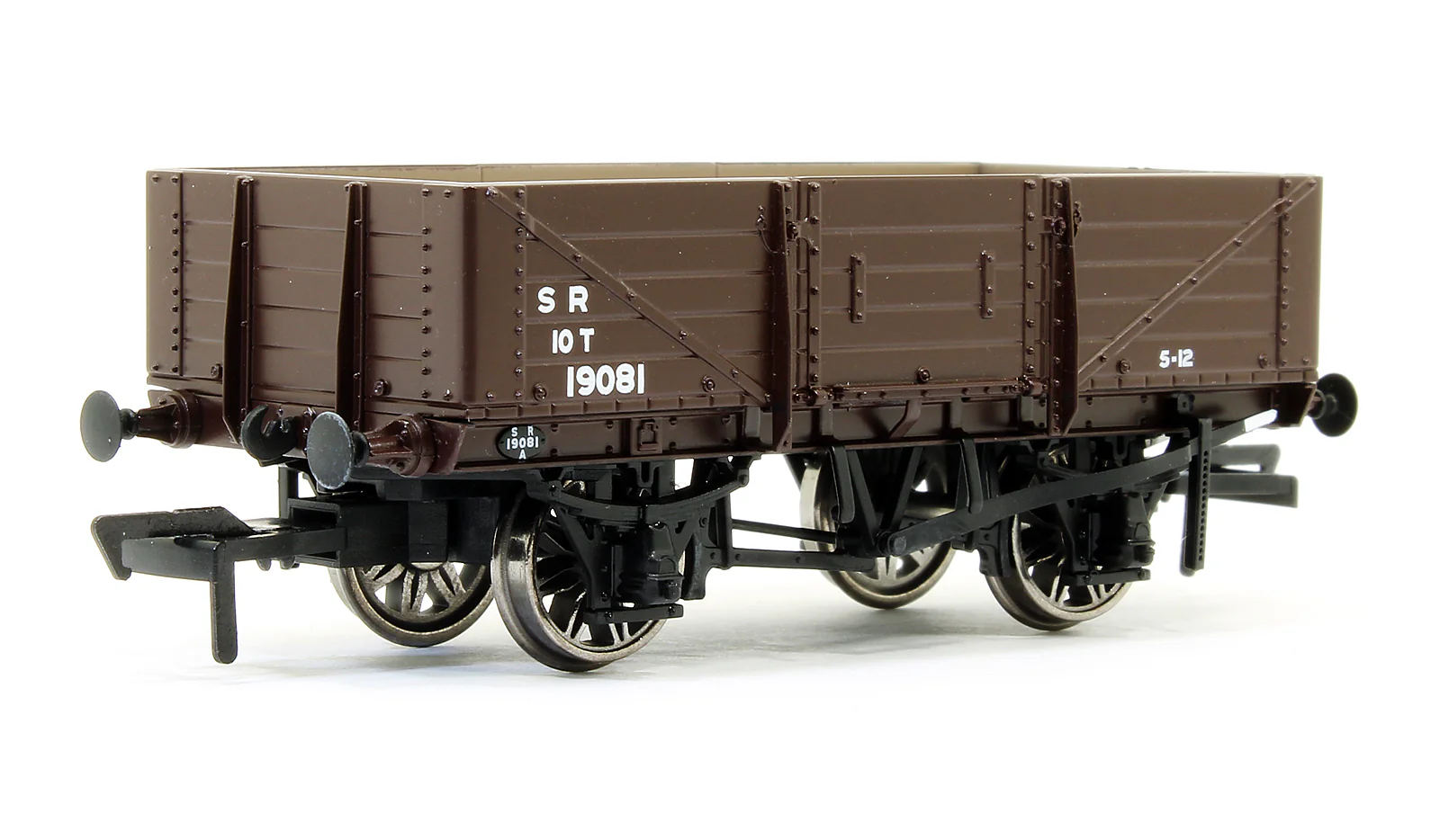 SECR 1347 5 Plank Open Wagon - SR Brown (post-1936) #19081 - Image 2