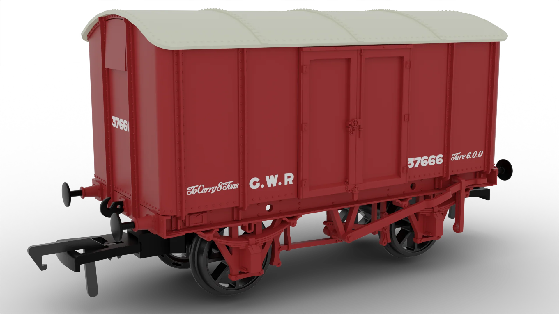 Dia. V6 Iron Mink GWR Red (LHS GWR Lettering) No.37666