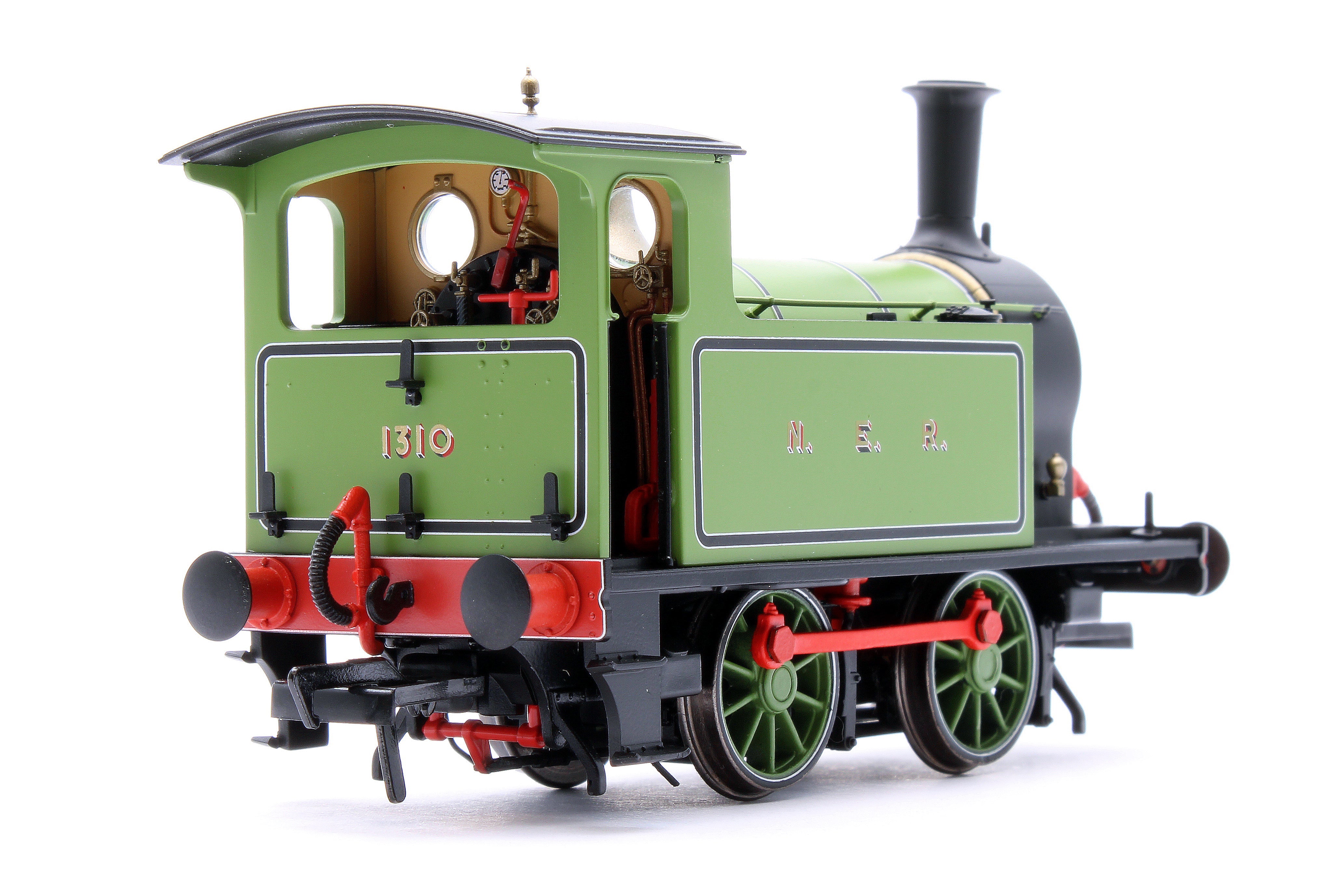 932002 NER H Class - No.1310 NER Simplified Saxony Green Livery (as preserved) Steam Locomotive - Image 6