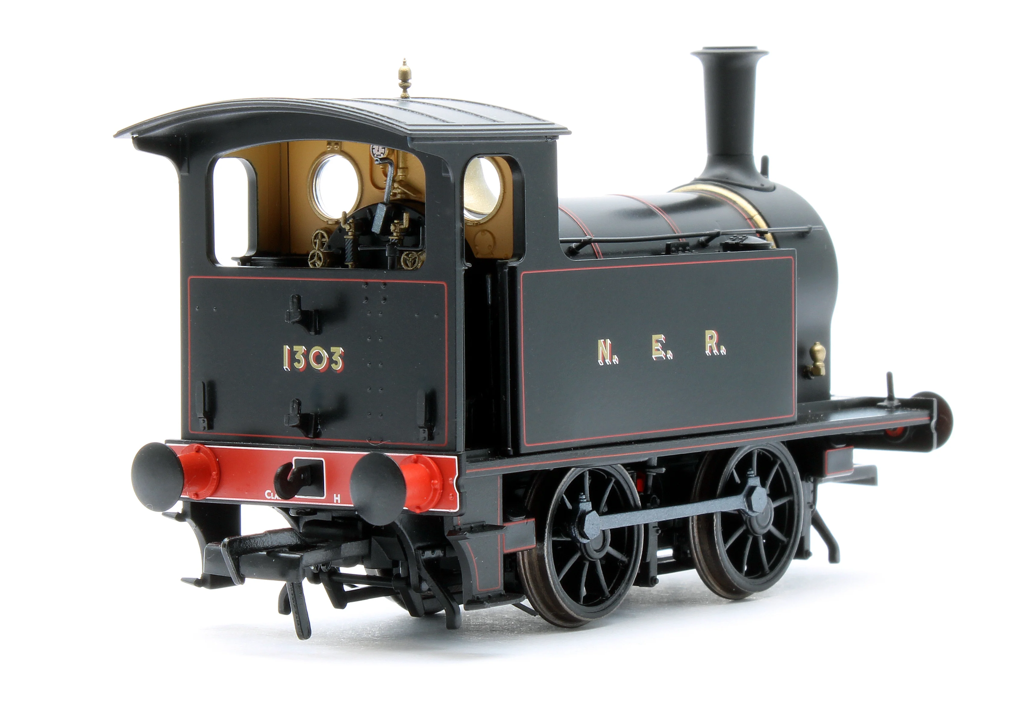 NER H Class - No.1303 NER Lined Black Steam Locomotive - DCC Sound - Image 3