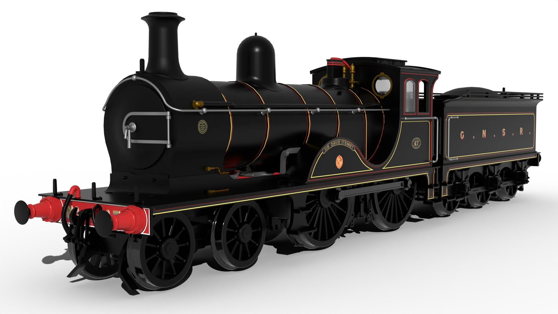 LNER D40 Class 4-4-0 No.47 'Sir David Stewart' - GNoSR Lined Black Steam Locomotive - DCC Sound