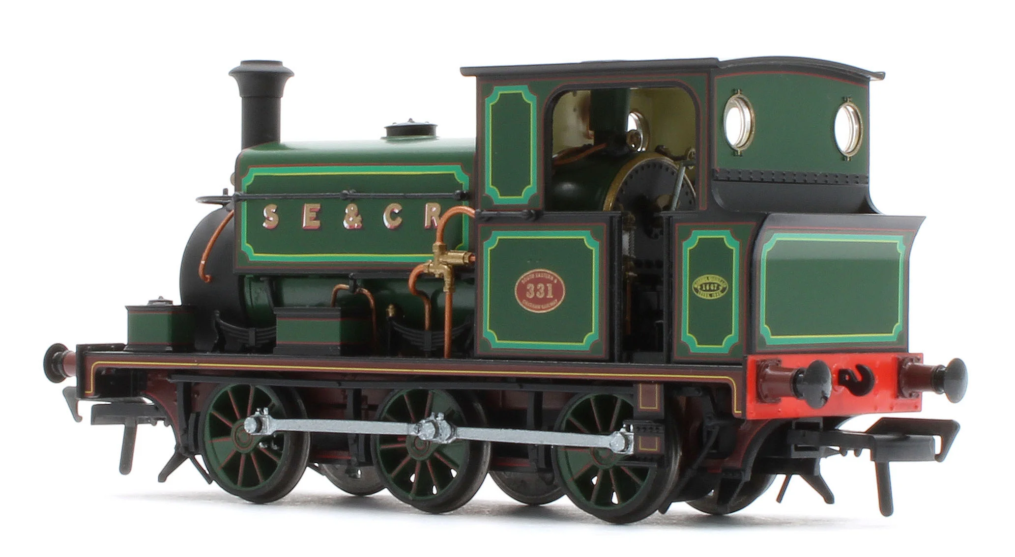 960509 Manning Wardle L Class 'What If' SECR No.331 Fully Lined Wainwright Green 0-6-0ST Steam Tank Locomotive - DCC Sound - Image 3