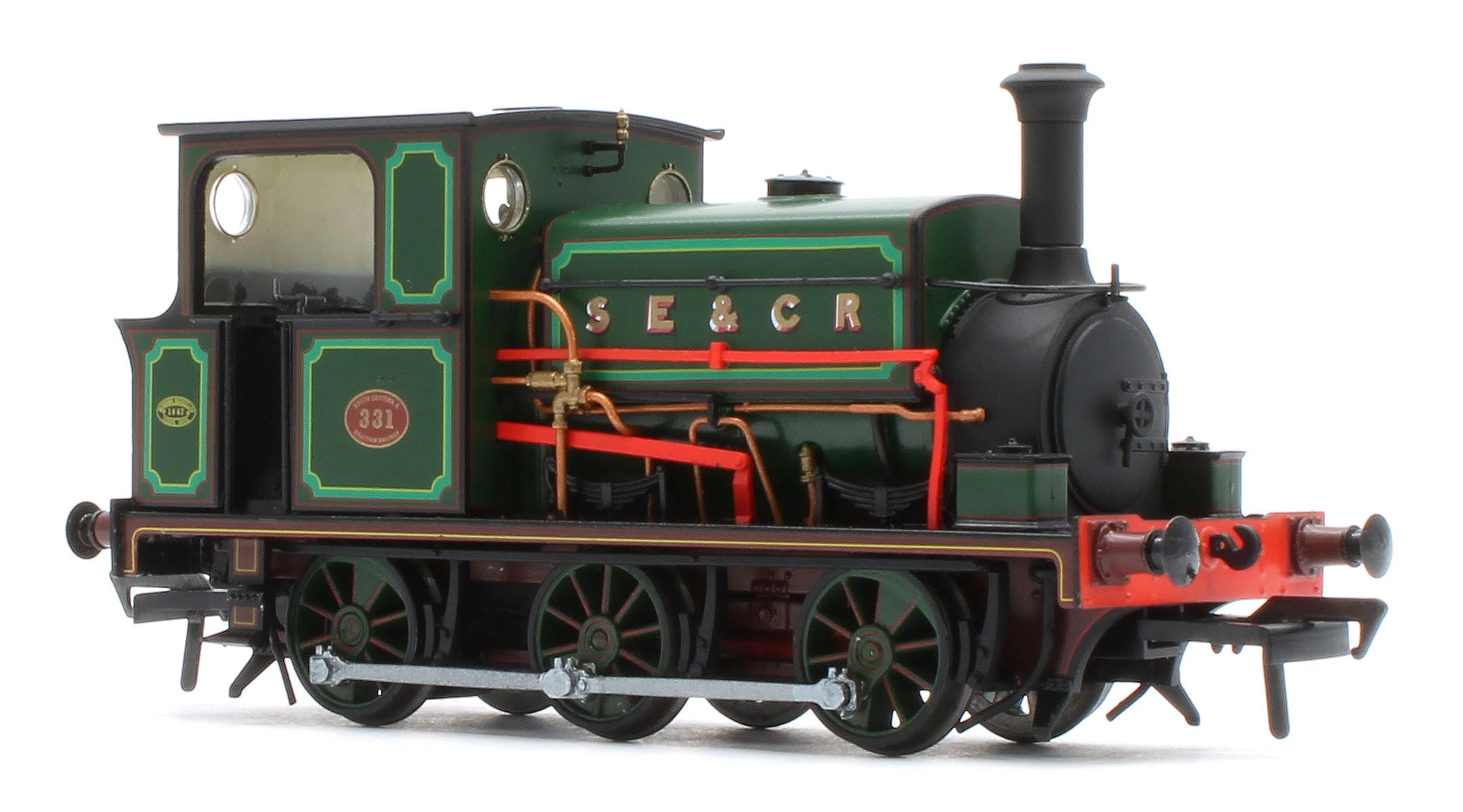 960509 Manning Wardle L Class 'What If' SECR No.331 Fully Lined Wainwright Green 0-6-0ST Steam Tank Locomotive - DCC Sound - Image 6