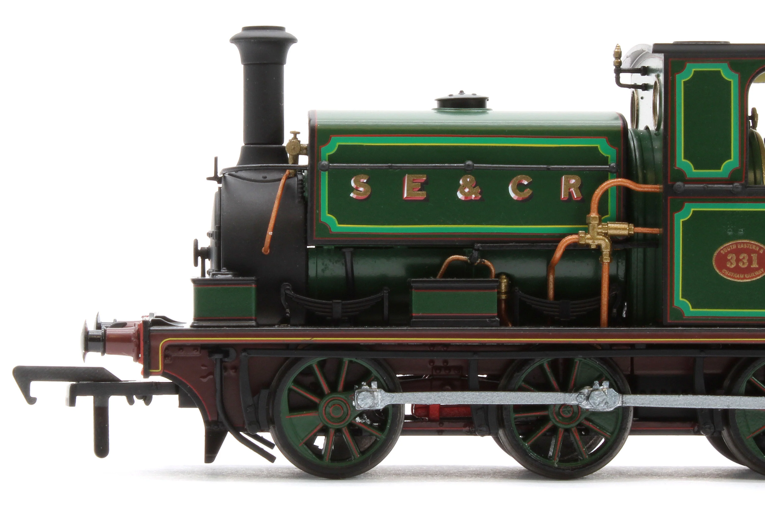 960509 Manning Wardle L Class 'What If' SECR No.331 Fully Lined Wainwright Green 0-6-0ST Steam Tank Locomotive - DCC Sound - Image 9