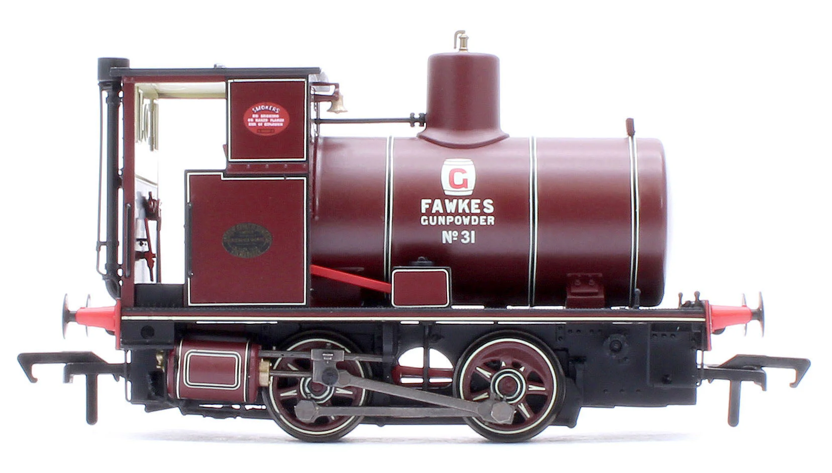 Pre-Owned 965011 Andrew Barclay Fireless 0-4-0 G. Fawkes Gunpowder Works No.31 Steam Locomotive - Image 5
