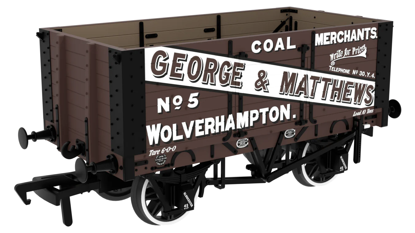 967807 RCH 1907 Spec Open Wagon George & Matthews No. 5 7-plank wagon with side doors