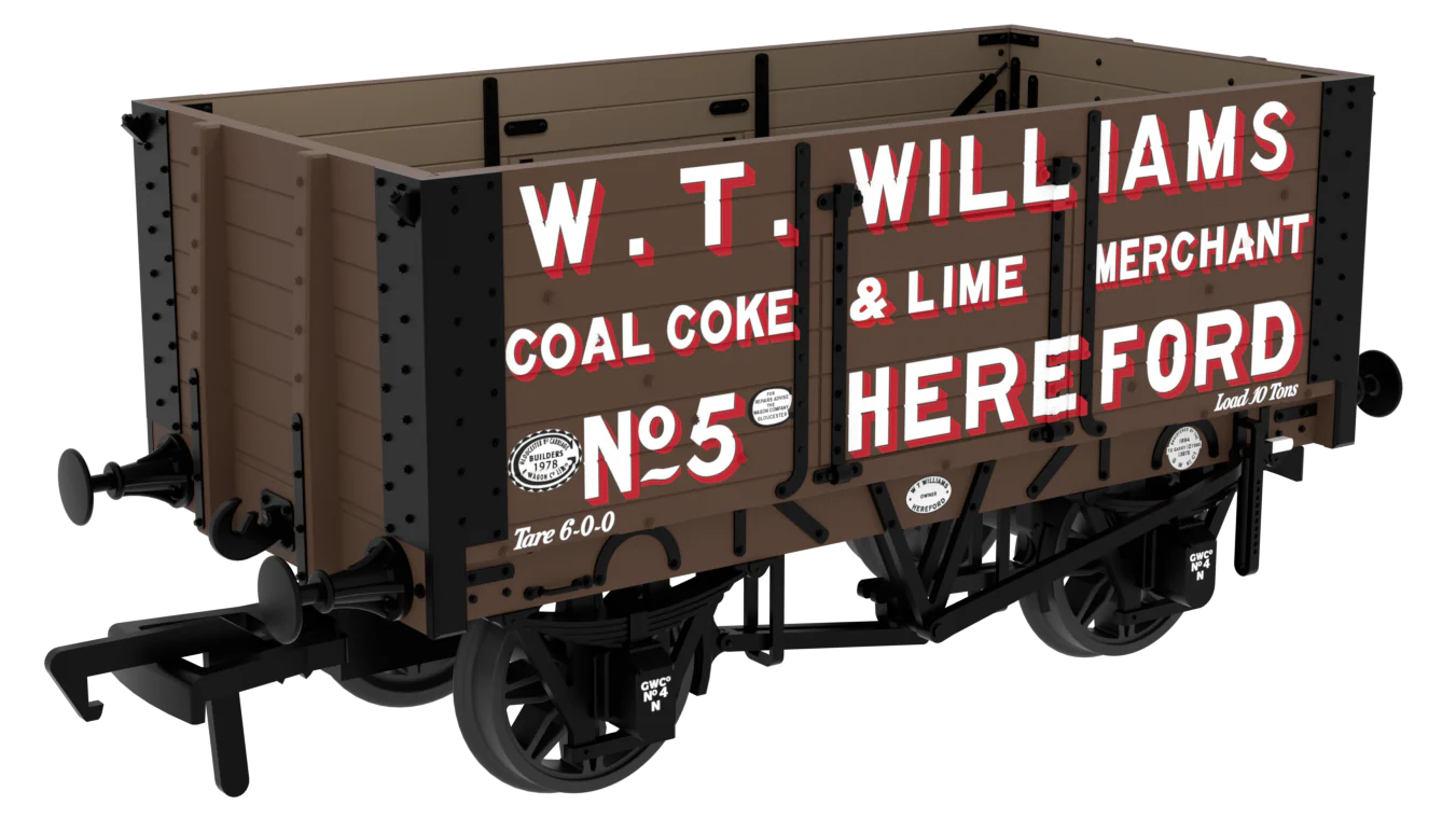 967814 RCH 1907 Spec Open Wagon W. T. Williams No. 5 7-plank wagon with side doors