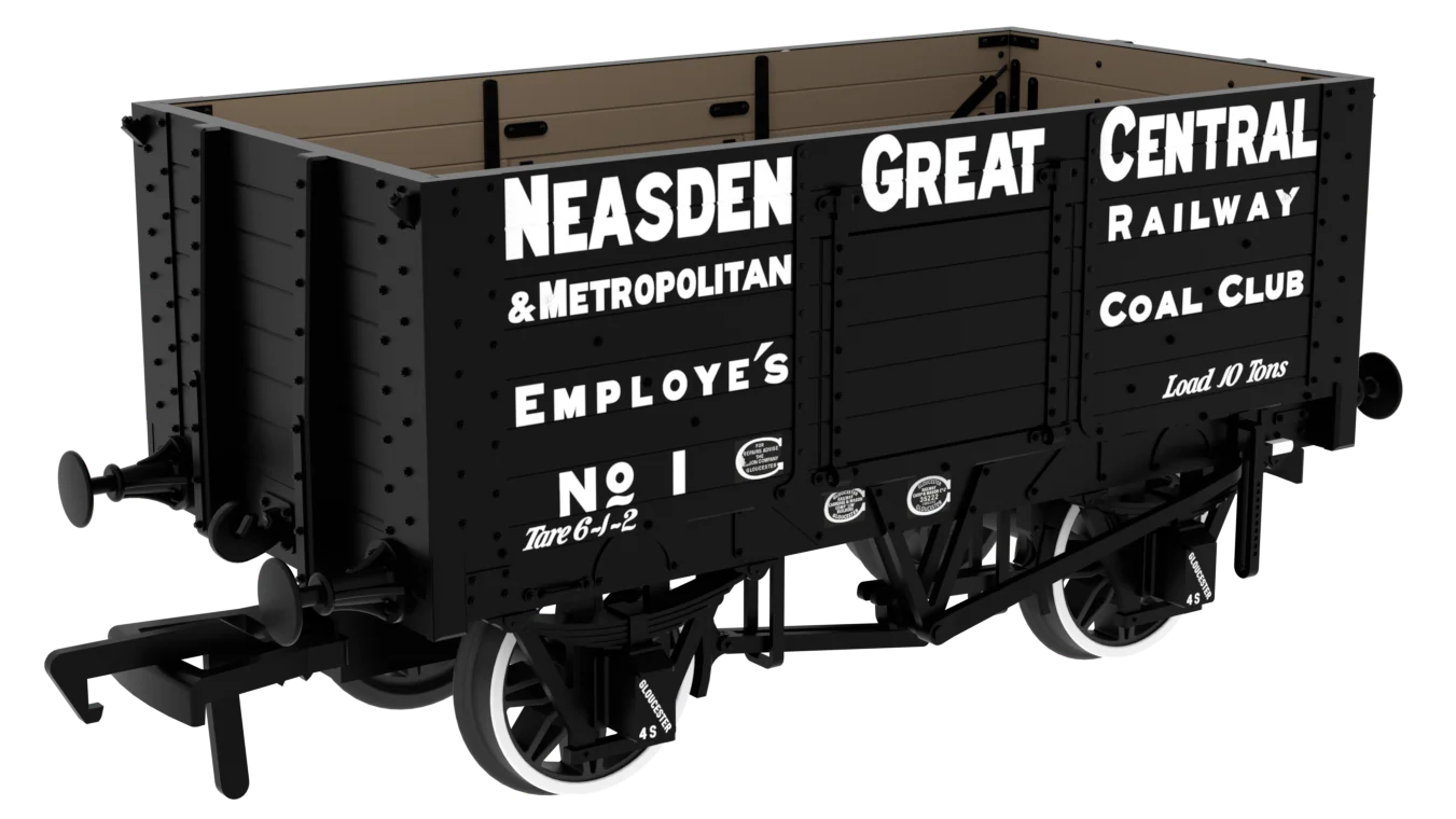 967815 RCH 1907 Spec Open Wagon Neasden Great Central & Metropolitan No. 1 7-plank wagon with side doors