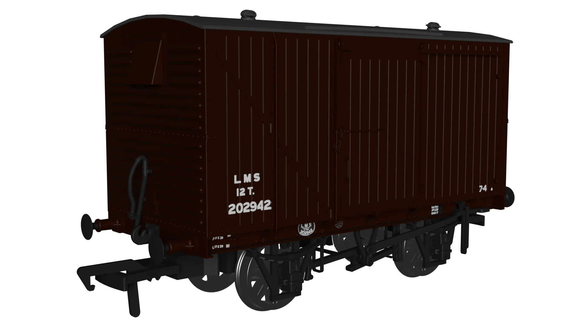 970106 12 Ton LMS D1832A Van - LMS (post-36) No.202942