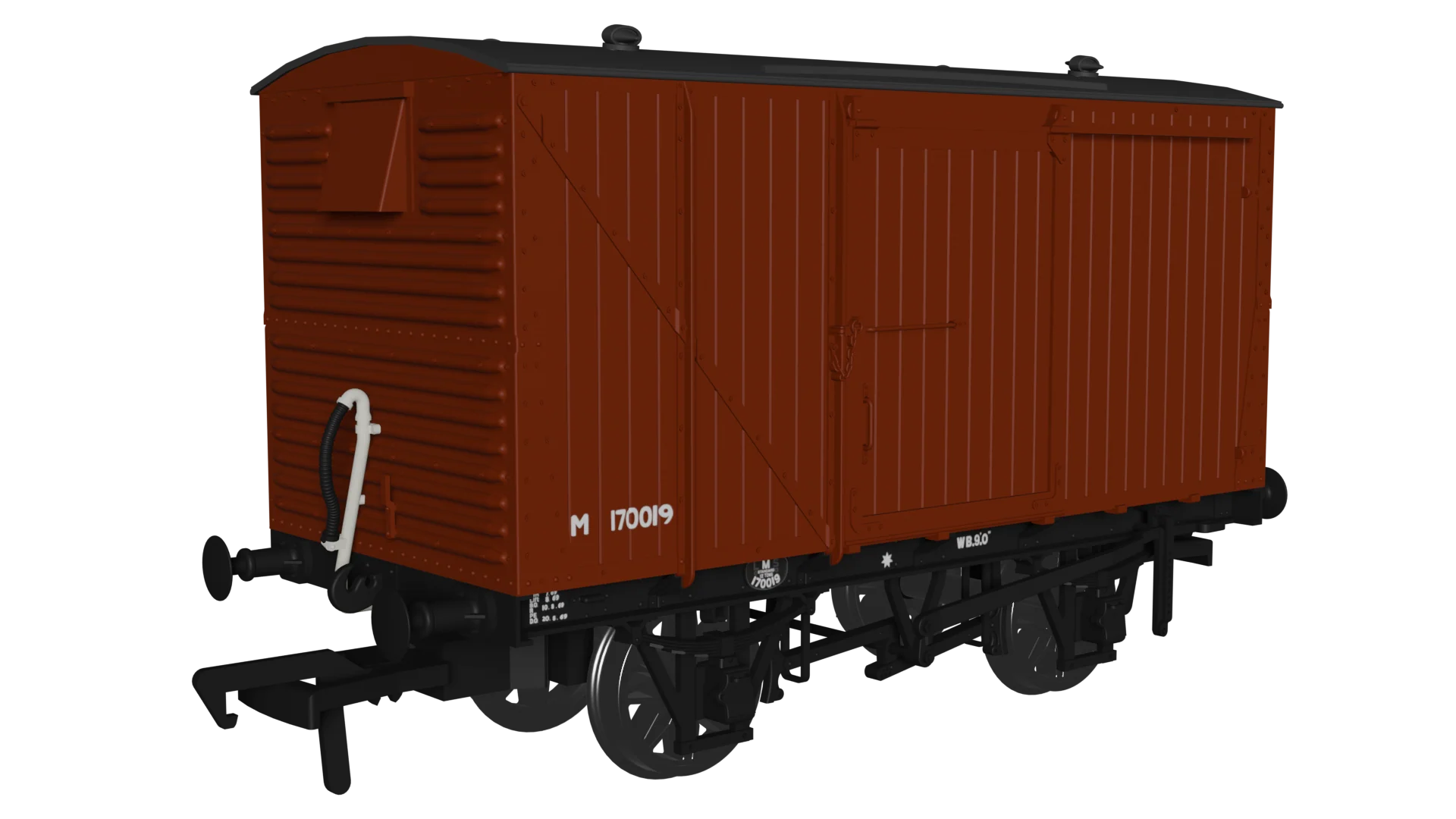 970109 12 Ton LMS D1832A Van - BR No.M170019 - Image 4