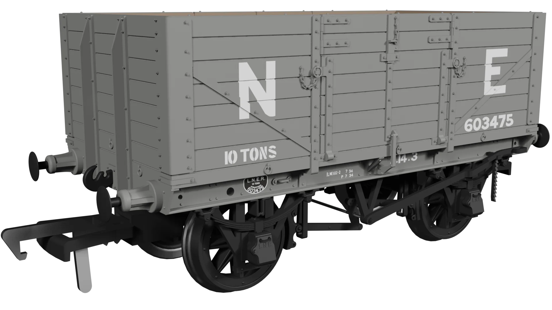 973004 GER Dia.48 7-Plank Open Wagon NE (pre-36) No.603475