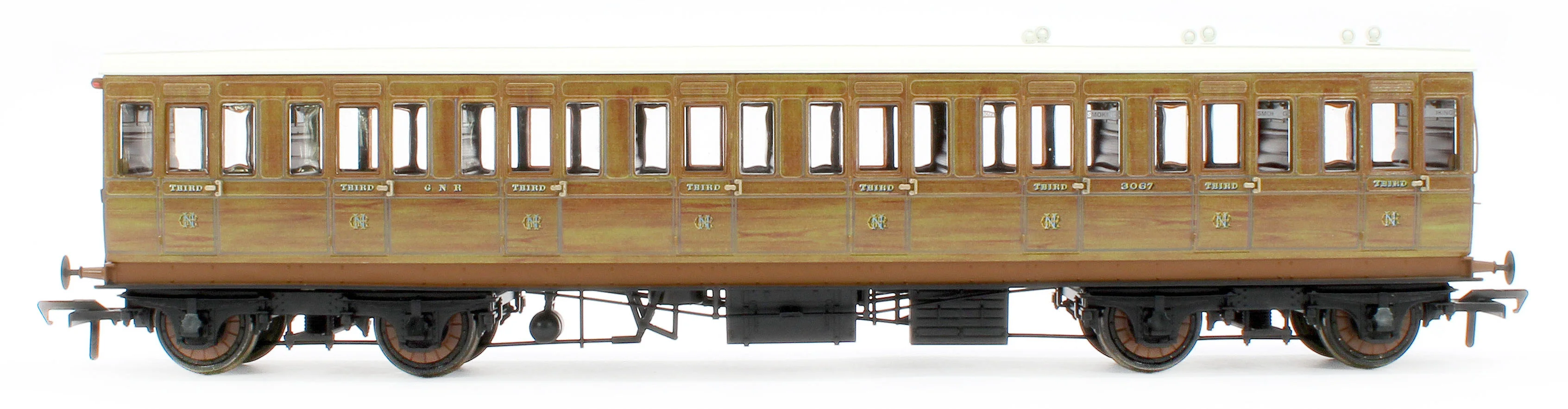 978021 48' GNR ‘Evolution’ Bogie Coach Non-Corridor Carriage No.3156, No.3067 & No.3923 3-Pack - Image 7