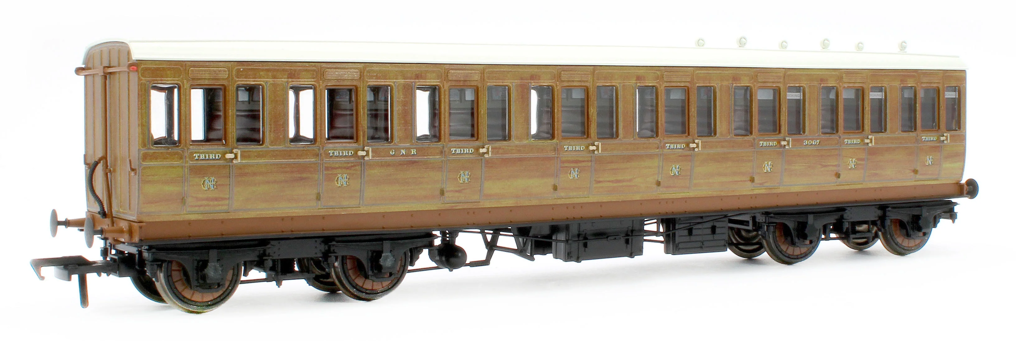 978021 48' GNR ‘Evolution’ Bogie Coach Non-Corridor Carriage No.3156, No.3067 & No.3923 3-Pack - Image 8