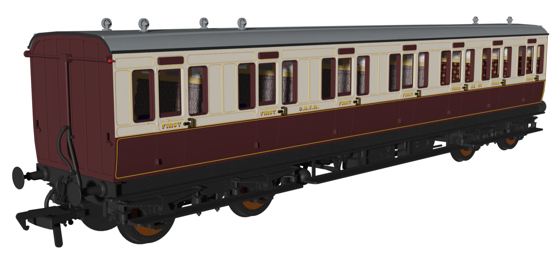 'Evolution' 48' GNoSR Non-Corridor Carriage No.69, 112 & 60 Triple Pack - Image 5