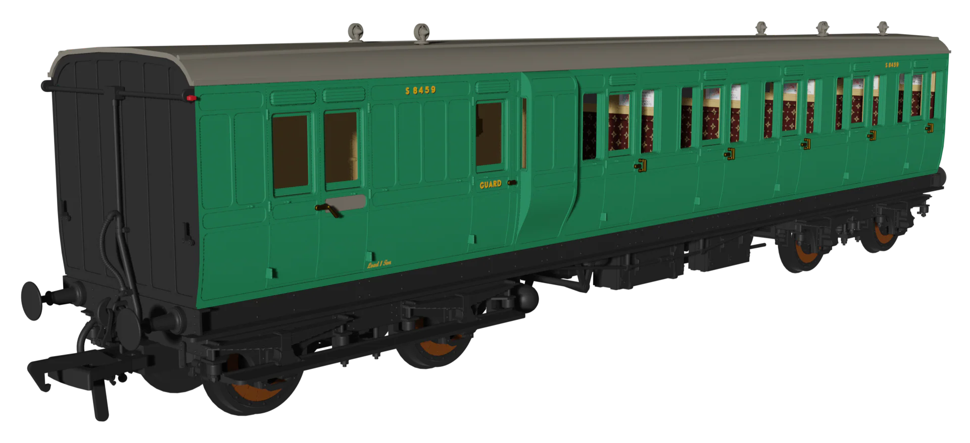 'Evolution' 48' BR Malachite Non-Corridor Carriage No.S8459, S7963 & S9004 Triple Pack - Image 3